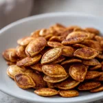 Cinnamon Sugar Baked Pumpkin Seeds