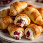 Cranberry Cream Cheese Crescent Bites