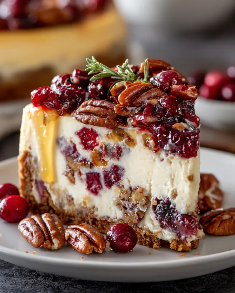 Cranberry Pecan Cheesecall