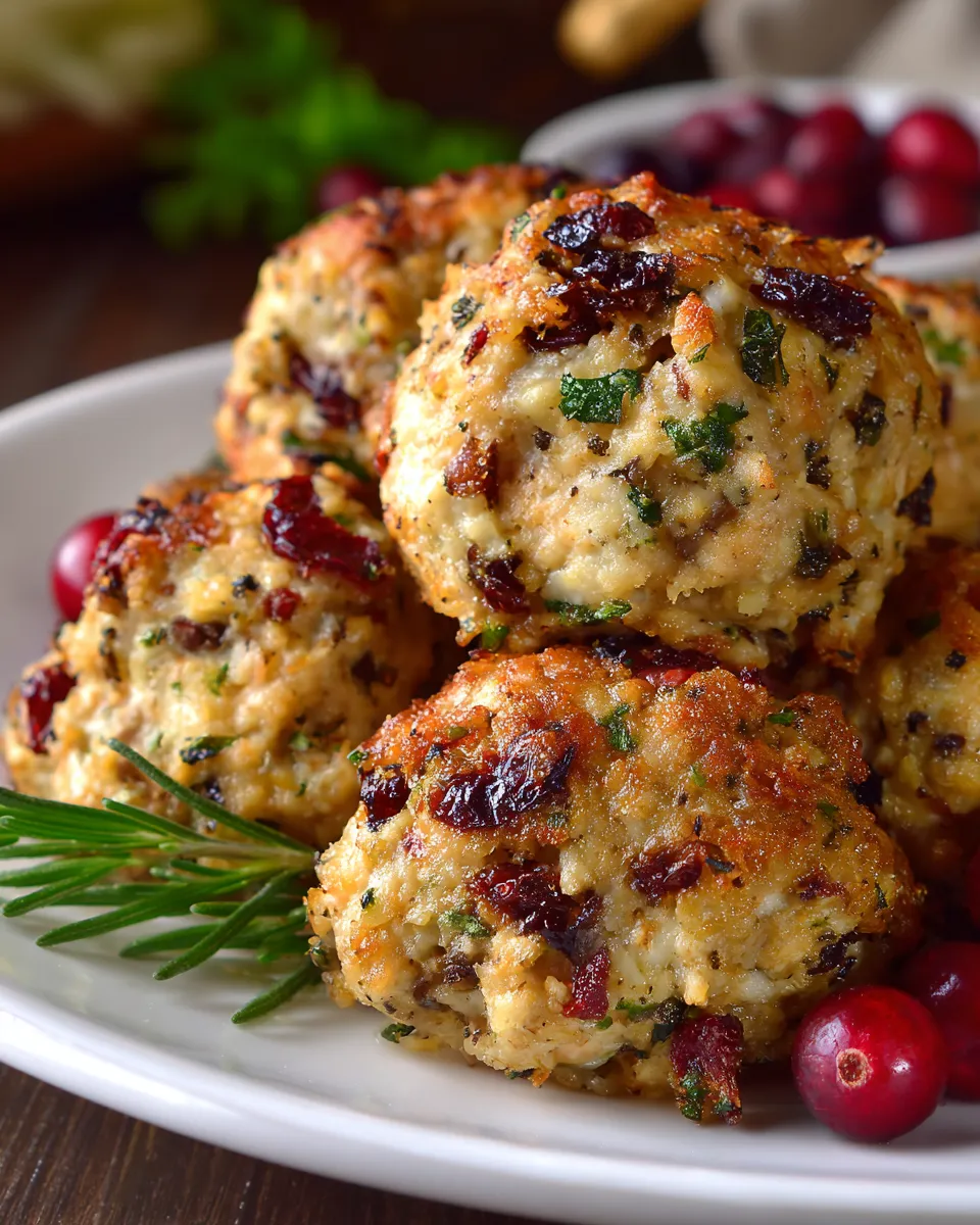 Cranberry Turkey Stuffing Balls upscaled 68d09f58c3120