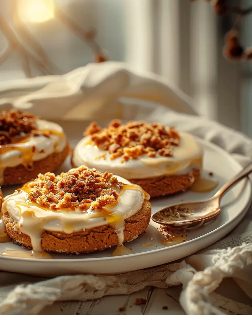 Gingerbread Cheesecake Cookies