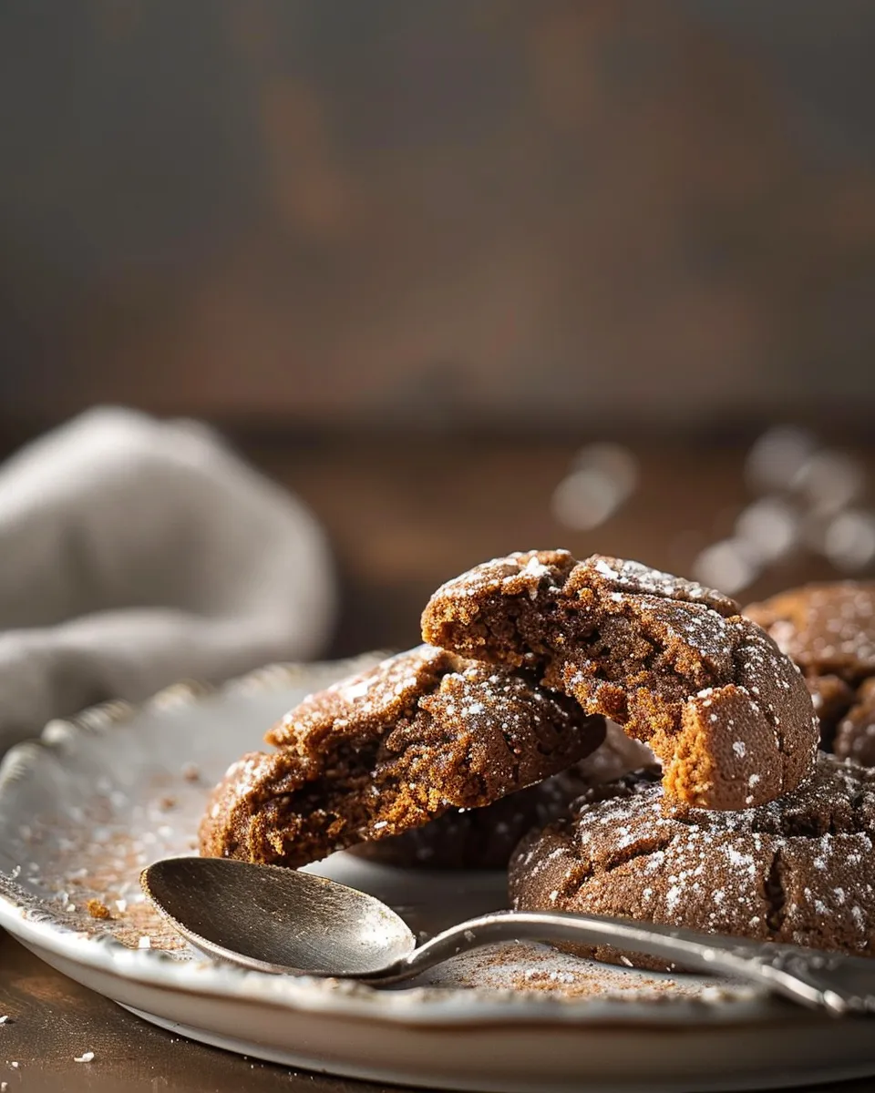 Gingerbread Crinkle Cookies Delightfully Soft Chewy 5 Gingerbread Crinkle Cookies upscaled 68d660a215535