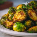 Maple bourbon brussels sprouts