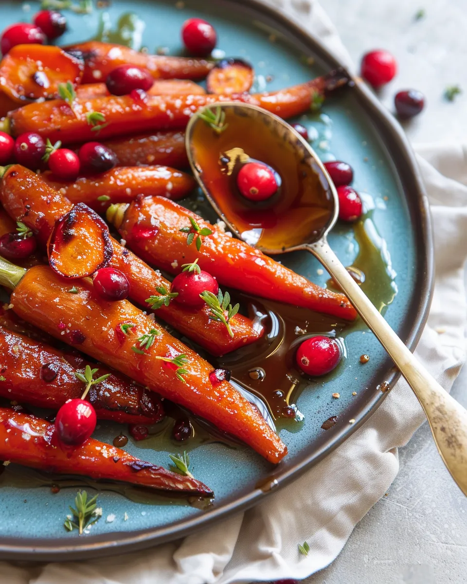 Maple Roasted Carrots with Cranberries Delightful Side 4 Maple roasted carrots with upscaled 68d658a6ca007