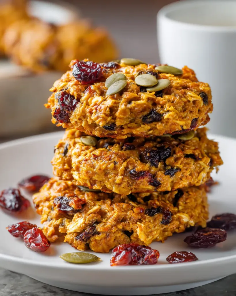 Pumpkin Breakfast Cookies