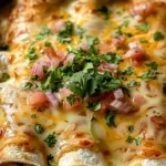 CREAMY WHITE CHICKEN ENCHILADAS RECIPE