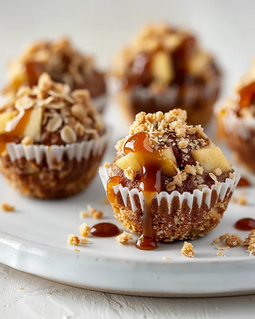 Caramel Apple Crisp Bites