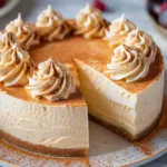 Cheesecake with Nutmeg Whipped Cream