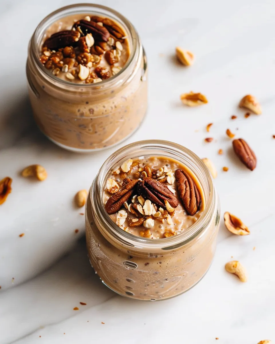 Chestnut Praline Overnight Oats upscaled 68e30031dedb2