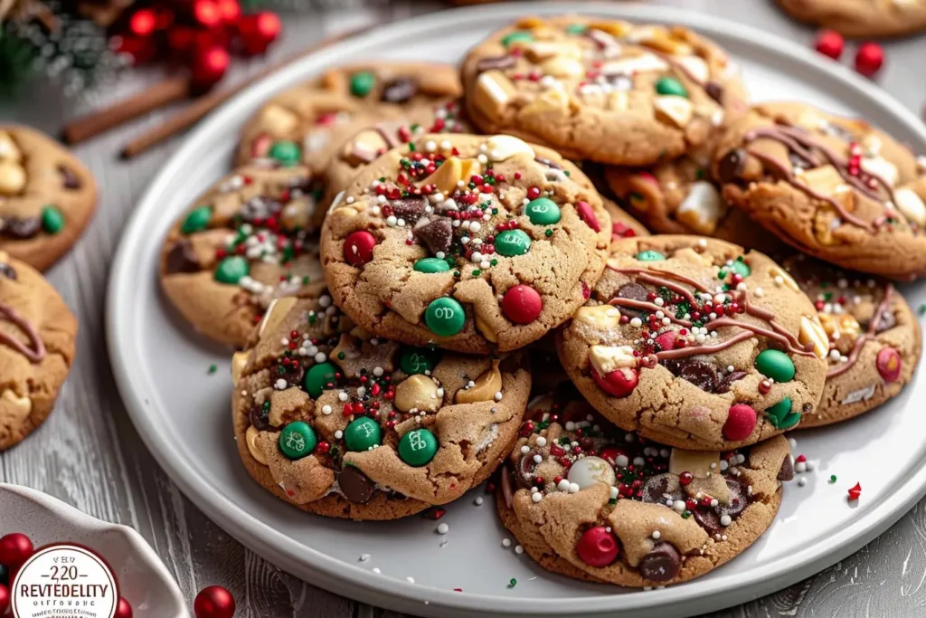 Christmas Kitchen Sink Cookies