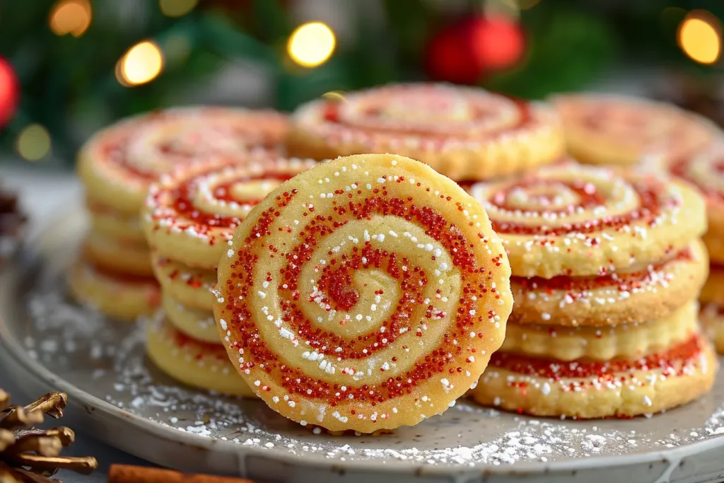 Christmas Pinwheel Cookies
