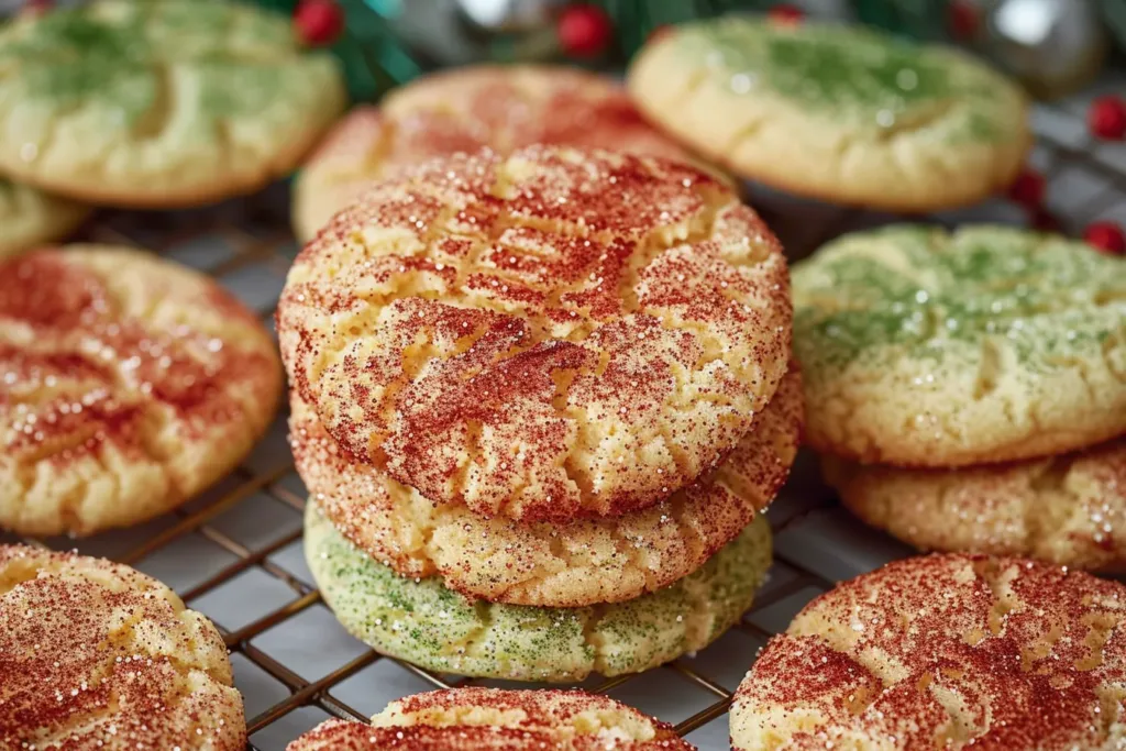 Christmas Snickerdoodles (Cookie Exchange Quantity)