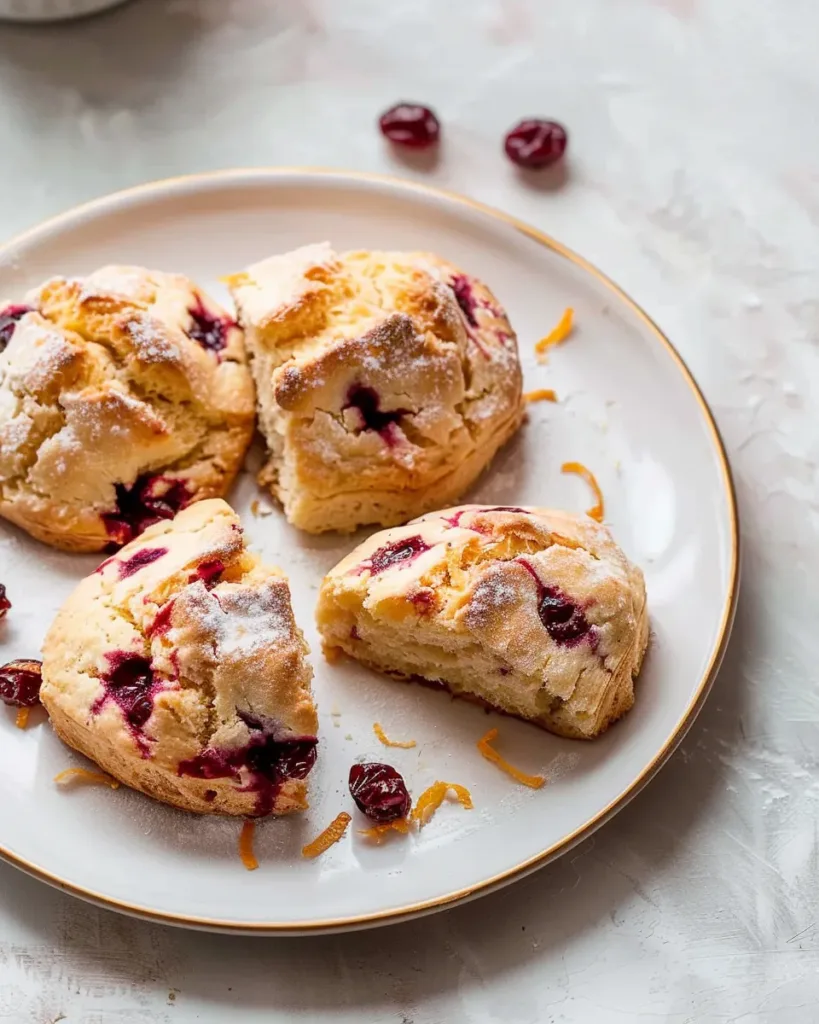 Cranberry Orange Scones