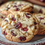 Cranberry White Chocolate Chip Cookies