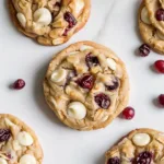 Cranberry White Chocolate Oatmeal Cookies