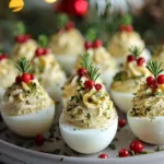 Deviled Egg Christmas Trees