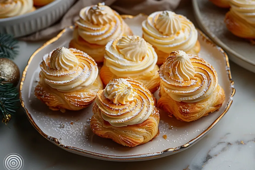 Eggnog Cream Puffs