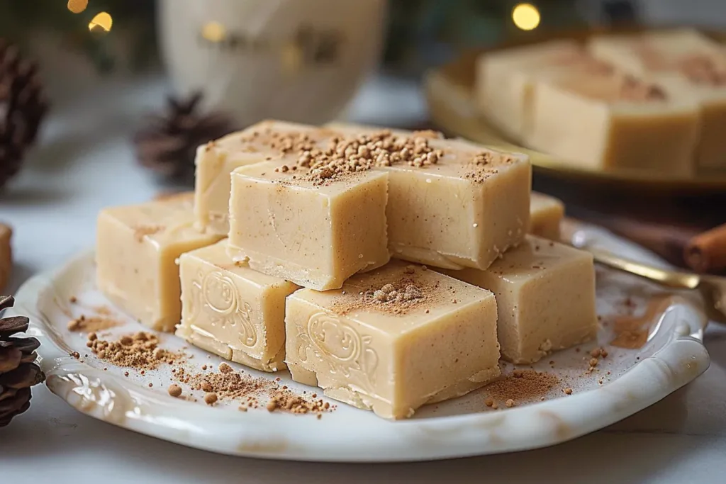 Eggnog Fudge