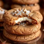 Gingerbread Cheesecake Cookies