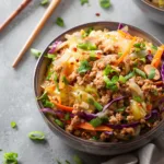 Ground Turkey Egg Roll in a Bowl