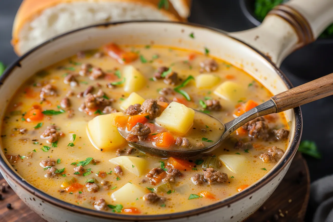 Hamburger Potato Soup upscaled 68f0ed8007caa
