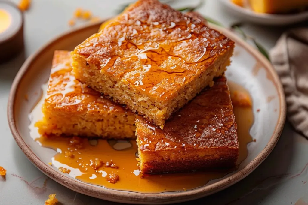 Honey Butter Sweet Potato Cornbread