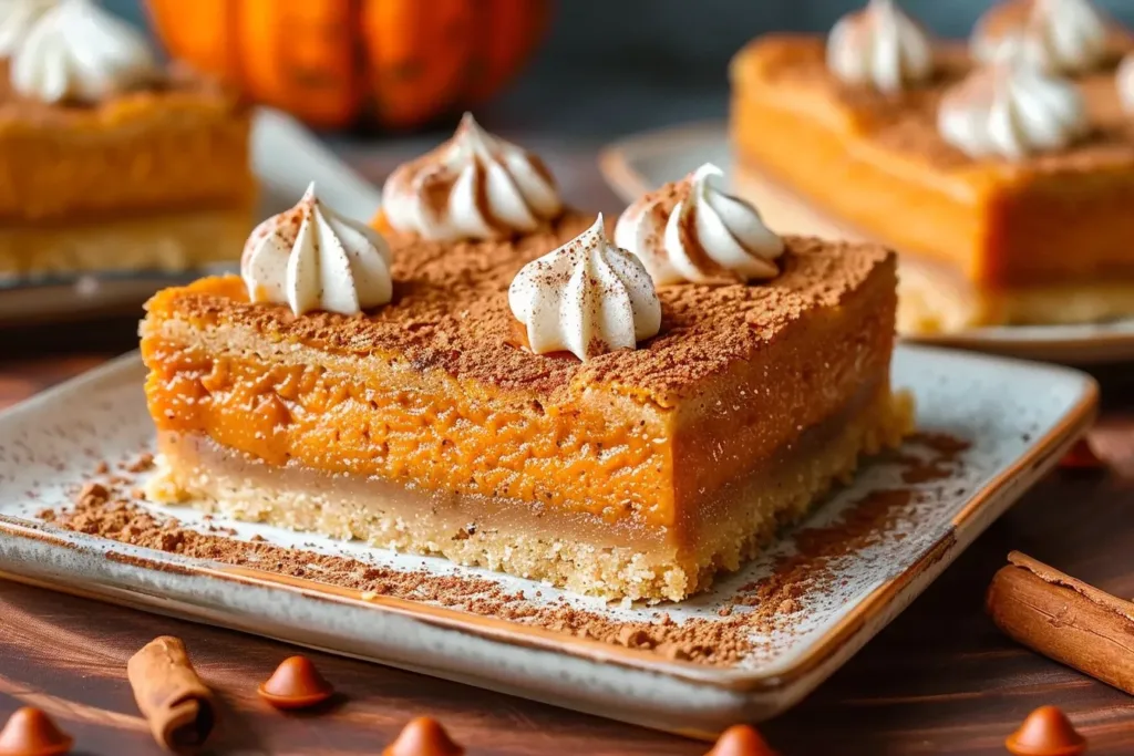 Pumpkin Chai Latte Bars
