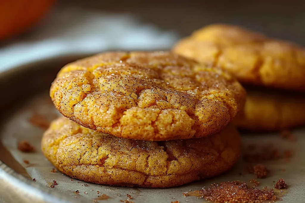 Pumpkin Snickerdoodle Cookies