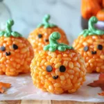 Rice Krispie Pumpkins