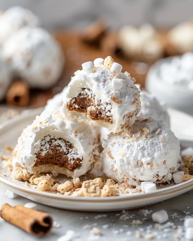 S’mores Snowball Cookies