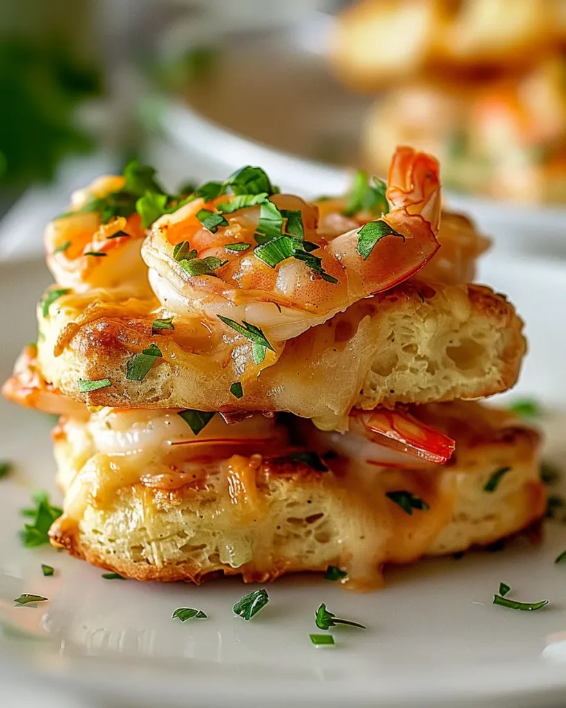 Shrimp and Crab Nacho Biscuit Melts