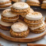 Spiced Eggnog Oatmeal Cream Pies