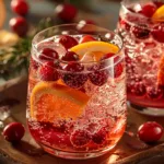 Thanksgiving Cranberry Spritzer