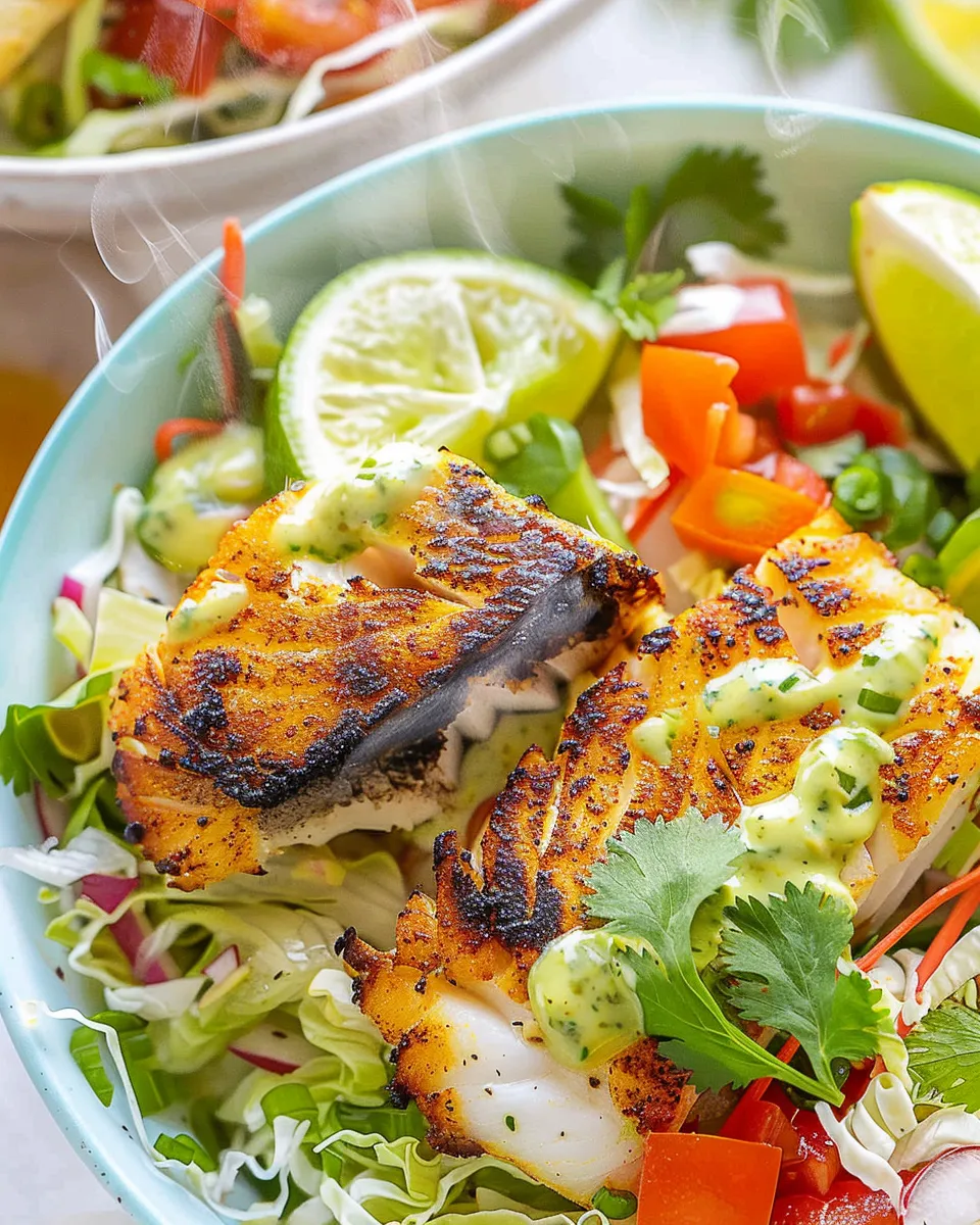 174 blackened fish taco bowls with cilantro lime sauce 2 6927a2c2631c3 1