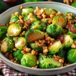 Brussels Sprouts with Walnuts and Pancetta