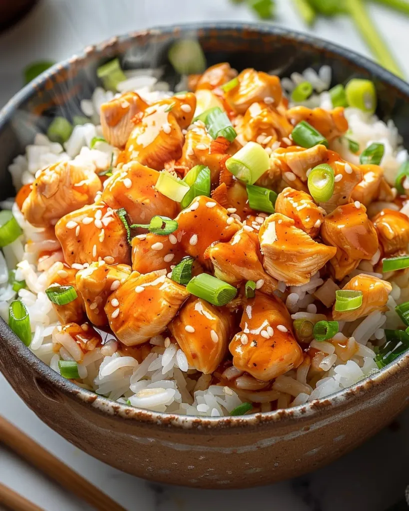 BUFFALO CHICKEN RICE BOWL