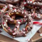 Chocolate Peppermint Pretzels