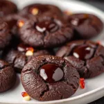Chocolate Thumbprint Cookies