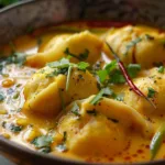 Coconut Curry Soup with Dumplings