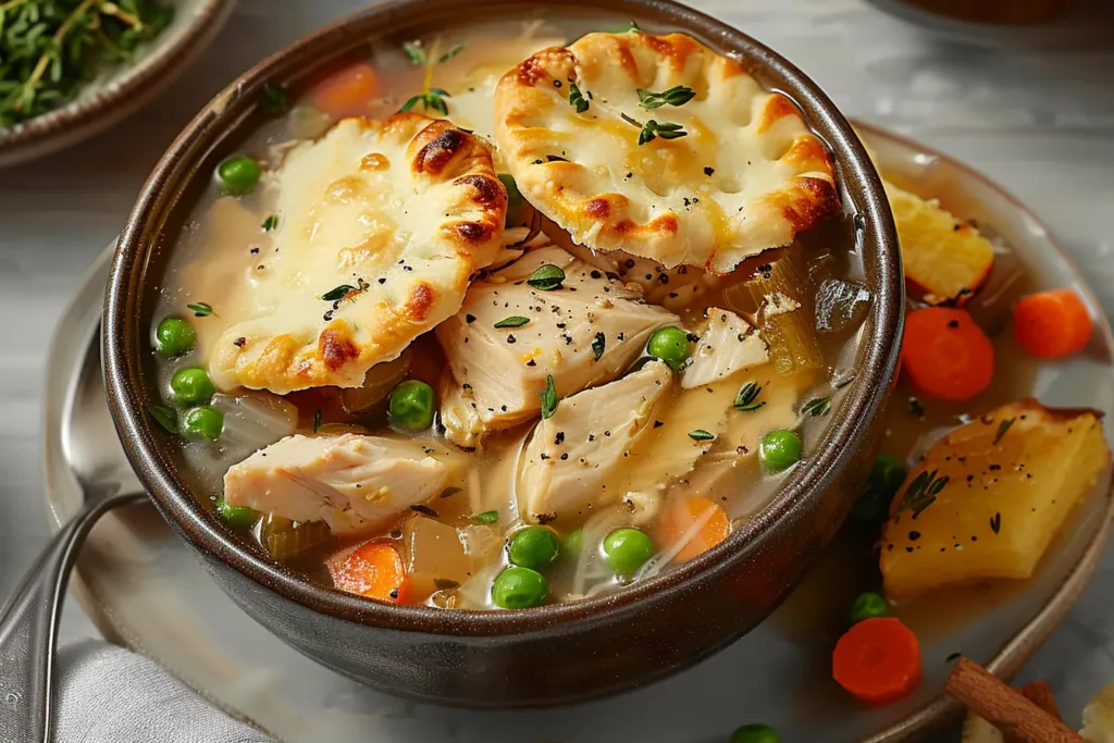 Cozy Chicken Potpie Soup