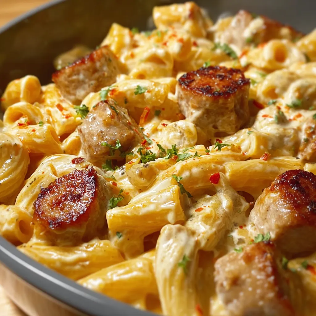 174 creamy buffalo ranch sausage chicken pasta 3 691f81c069b9b 1