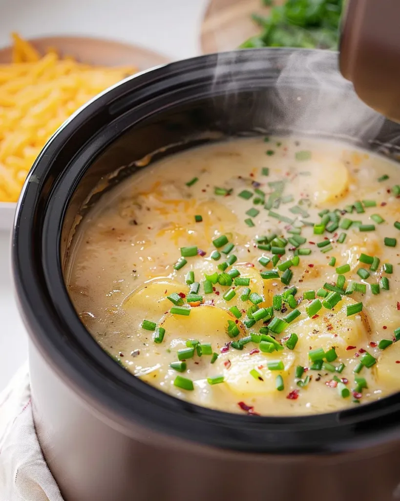 CROCKPOT POTATO SOUP