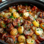 CROCKPOT SAUSAGE CASSEROLE