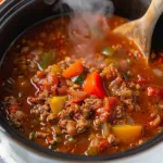 CROCKPOT STUFFED PEPPER SOUP