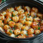CROCKPOT TATER TOT CASSEROLE