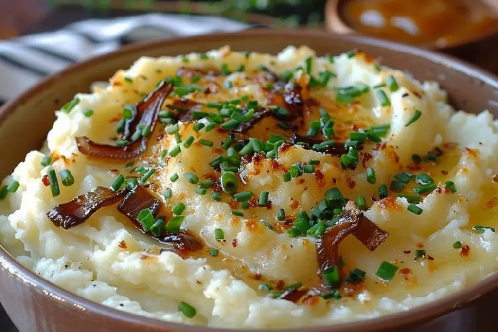 French Onion Mashed Potatoes