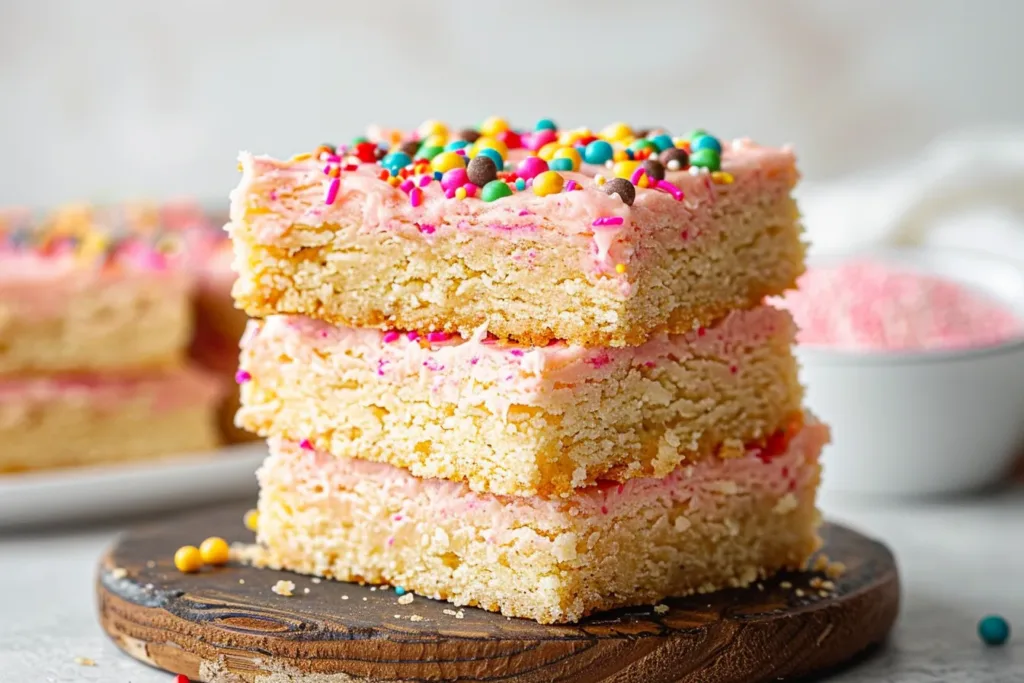 Frosted Sugar Cookie Bars