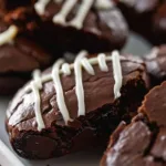 fudgy football brownies