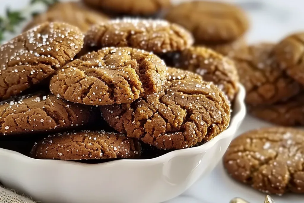 GINGER MOLASSES CHRISTMAS COOKIES