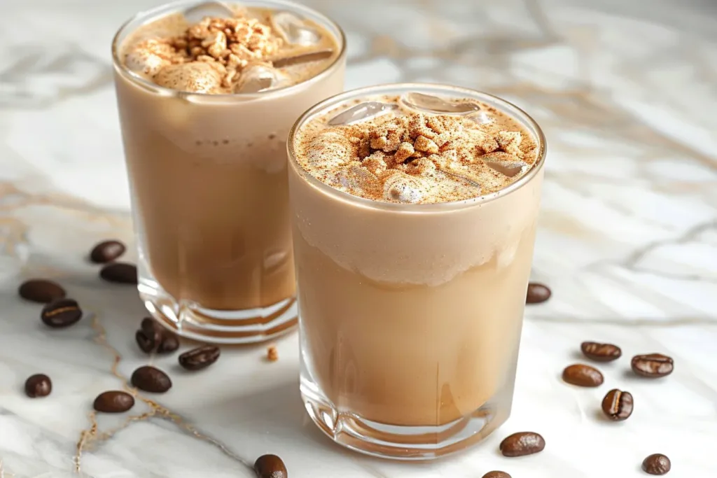 Keto Cinnamon Brown Sugar Iced Coffee